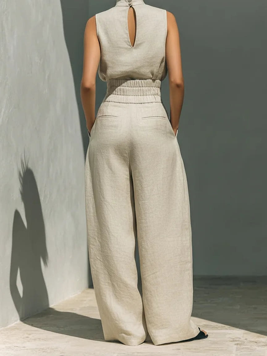 Maria | Tank Top & Wide-Leg Trousers Set