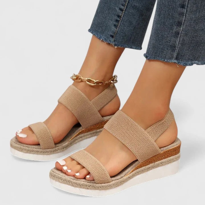 Merill | Stretch-Knit Platform Sandals