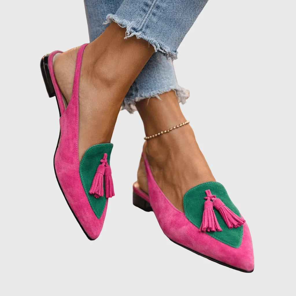 Millie | Tassel Pointed-Toe Sandals