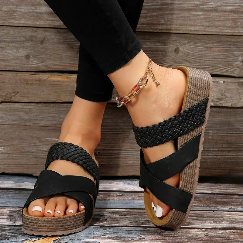 Bridgette | Cushioned Platform Sandals