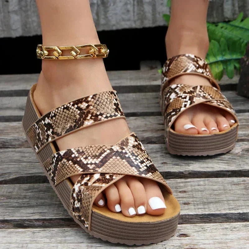 Bridgette | Cushioned Platform Sandals