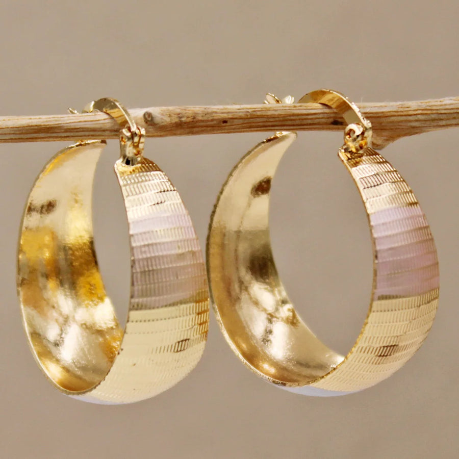 Refined Luxury Gold Earrings