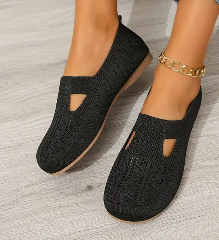 Ronna | Stretch Knit Slip-On Sandals