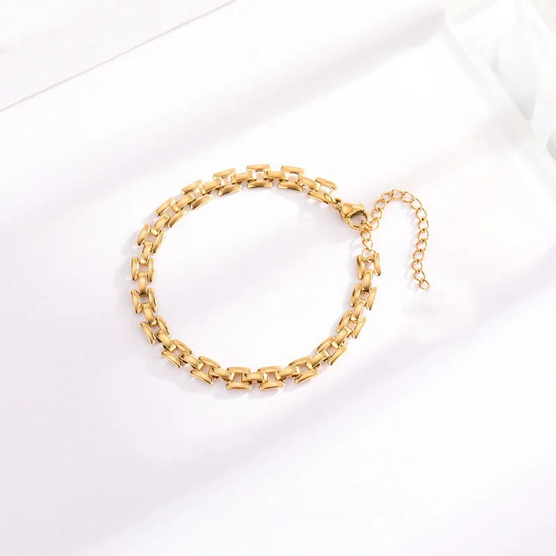 Timepiece Chain Bracelet | Gold