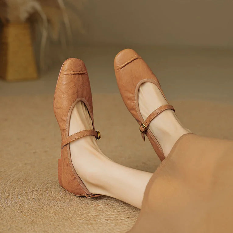 Wani | Leather Flats